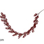GHIRLANDA BACCHE ROSSE 135CM SF9800154/RED
