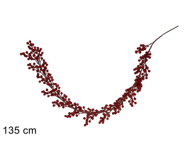GHIRLANDA BACCHE ROSSE 135CM SF9800154/RED GHIRLANDA BACCHE ROSSE 135CM SF9800154/RED