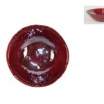 COPPETTA VETRO 18CM ROSSA3Y19051/ECHOLINE-BOWL-RED