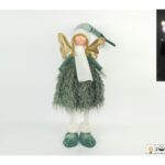 ANGELO 60CM ABITO&CAPPELLO IN VELLUTO C/LUCE VERDE 190173-3-12 GREEN