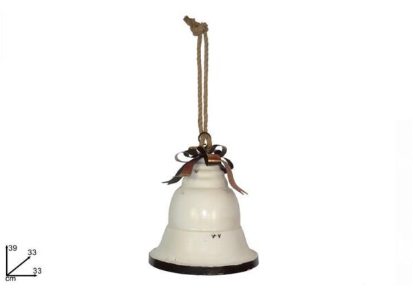 APPENDINO CAMPANA METALLO 33X39CM BIANCO XJY19B001/WHITE