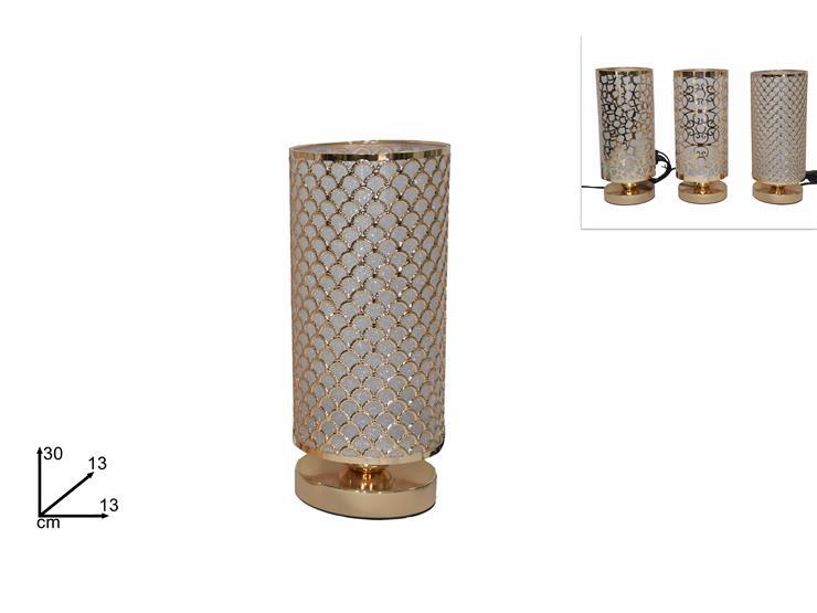 LAMPADA METALLO 30CM 3ASS ORO 2019408 GOLD &CCEDIL LAMPADA METALLO 30CM 3ASS ORO 2019408 GOLD &CCEDIL