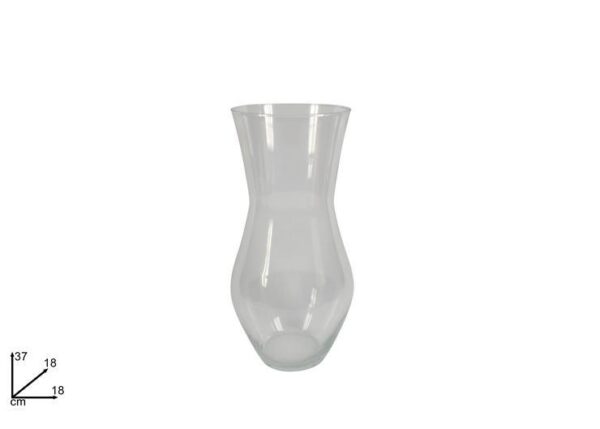 VASO VETRO CLAUDIA 37CM (146/37)13242-37 &CCEDIL