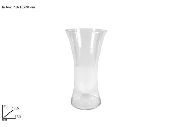 VASO VETRO PATTY 35CM144/37 (13033-37) &CCEDIL