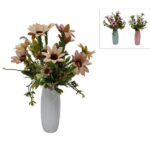 VASO CON STELLA ALPINA 3 COLORI YX23-16 ART.DEV23011611