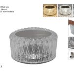 LAMPADA DA TAVOLO EFF. CRISTALLO 3 BIANCHI RICAR. USB GL557240 ART.DEV23015521