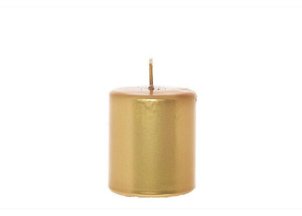 CANDELA PILLAR LUCID CM 10 X D 9 COLOR E ORO ART.88845