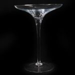 VASO CALICE STELO IN VETRO H CM 41 X 30 ART.30933