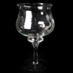 CALICE COPPA IN VETRO C/PIEDE TRASPARENTE ART.30971