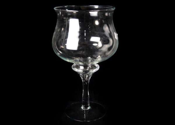 CALICE COPPA IN VETRO C/PIEDE TRASPARENTE ART.30971