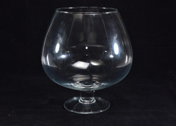 VASO IN VETRO TRASPARENTE"COGNAC" H CM 30 X 17 ART.48242