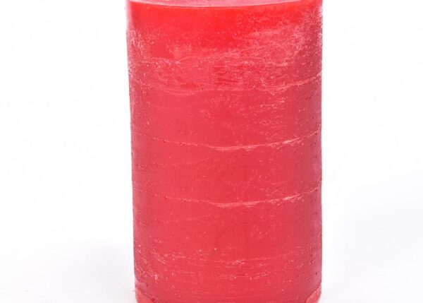 CANDELA PILLAR RUSTIC ROSSO H CM 30 X D CM 15PROFUMATA ART.48372 -