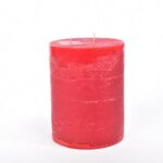 CANDELA PILLAR RUSTIC ROSSO H CM 20 X D CM 15 PROFUMATA ART.48396