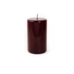 CANDELA PILLAR LUCIDA BORDEAUX - H.15 X DIAM. 9 CM ART.69162 -