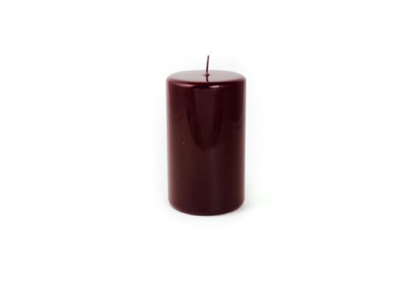 CANDELA PILLAR LUCIDA BORDEAUX - H.15 X DIAM. 9 CM ART.69162 -