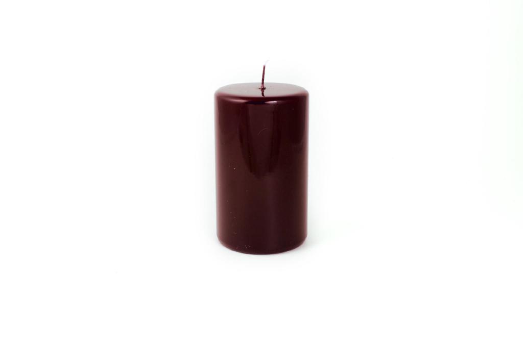 CANDELA PILLAR LUCIDA BORDEAUX - H.15 X DIAM. 9 CM ART.69162 - CANDELA PILLAR LUCIDA BORDEAUX - H.15 X DIAM. 9 CM ART.69162 -