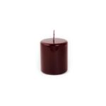 CANDELA PILLAR LUCIDA BORDEAUX - H.10 X DIAM. 9 CM ART.69179 -