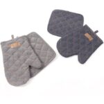 SET GUANTO E PRESINA "JEANS" 24X18CM / 18X18CM ASS. ART.24458