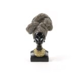 BUSTO "PERLA D'AFRICA" IN RESINA 22.5X16XH.40 CM ART.28634 -