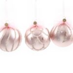 PALLA DI NATALE IN VETRO DIAM.10CM DECORI ASSORTITI IN ESPOSITORE ART.35219 -