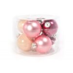 SET 8 PALLE DI NATALE DIAM. 8CM IN COLORI ASS. ART.58546 -
