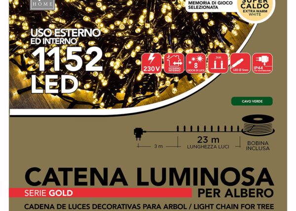 MINILUCCIOLE DA ESTERNO COLORE SUPER FILO 1152 CALDO CON 8 GIOCHI E MEMORIA ART.68986 -