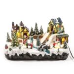 GIOSTRINA NAT. LU/SUO/MOV A BATT.33X18X20 CM IN RESINA ART.90383 -