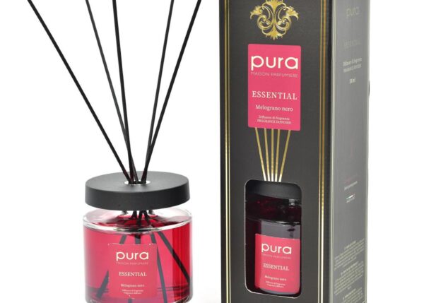 DIFFUSORE DI ESSENZA "BOTTIGLIA LOGAN" 500 ML MELOGRANO ART.08231 -