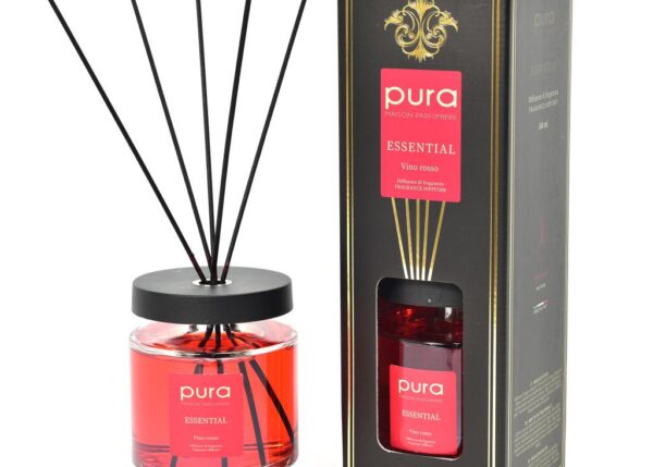 DIFFUSORE DI ESSENZA "BOTTIGLIA LOGAN" 500 ML VINO ROSSO ART.08248 -
