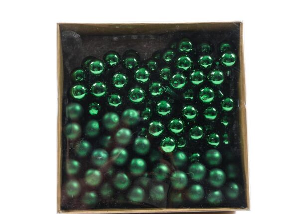 PALLINE DI NATALE CONF.144PZ DIAM. 2CM VERDE LUCIDO E OPACO ART.23982 -
