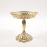 ALZATA IN METALLO ORO DIAM.27XH.27CM ART.59936 -