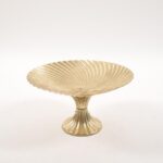 ALZATA IN METALLO ORO DIAM.30X17CM ART.59950 -