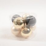 SET 8 PALLE DI NATALE DIAM. 8CM IN COLORI ASS. ART.65579 -