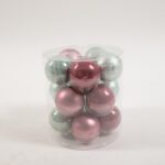 PALLE DI NATALE CONF./15 DIAM. 6CM IN COLORI ASS. ART.65722 -