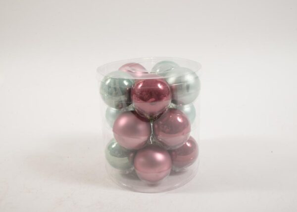 PALLE DI NATALE CONF./15 DIAM. 6CM IN COLORI ASS. ART.65722 -
