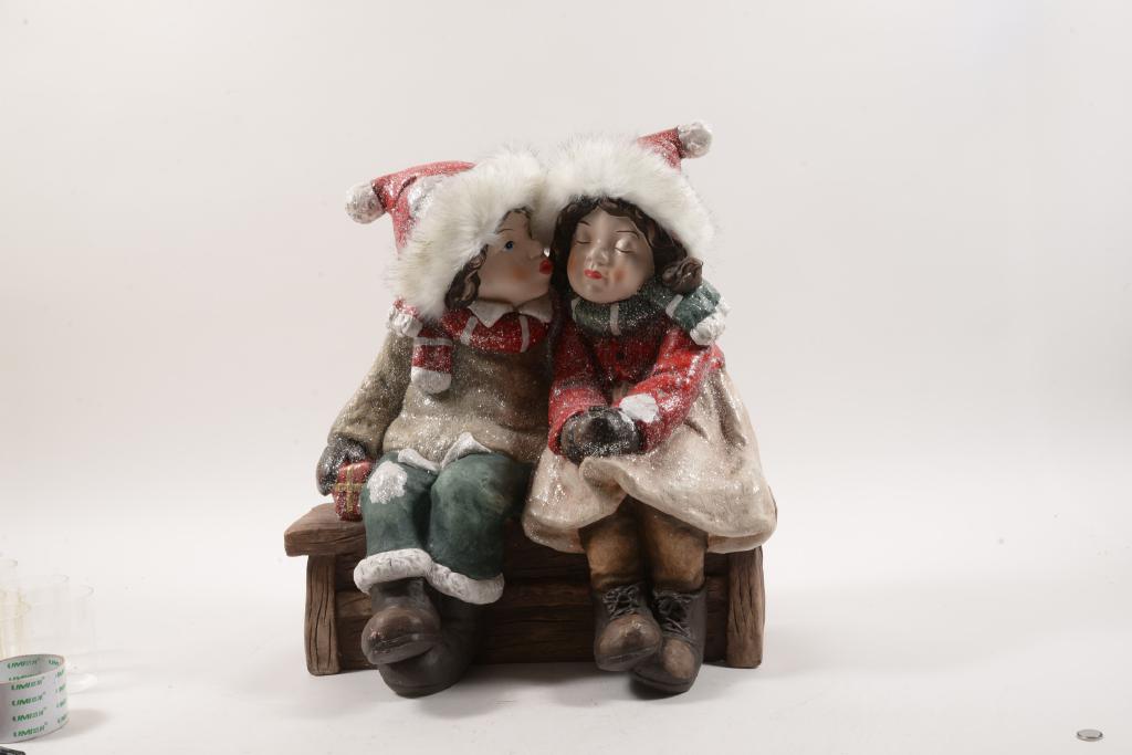 BIMBO E BIMBA "CAROL" AFFETTUOSI 57X35XH.60CM ART.73642 - BIMBO E BIMBA "CAROL" AFFETTUOSI 57X35XH.60CM ART.73642 -