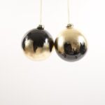 PALLE DI NATALE IN VETRO DIAM.10CM ASS. ART.77503 -