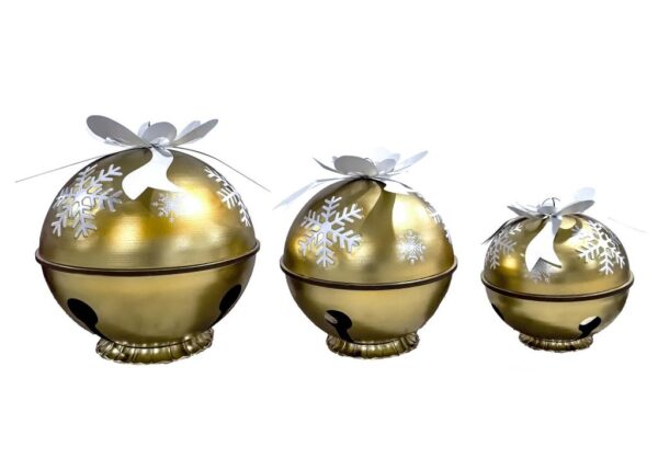 CAMPANA DECORATIVA DA APPOGGIO ORO MEDIA DIAM.41X51CM ART.39556 -
