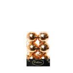 PALLE DI NATALE PLASTICA 7CM PZ.12 ORO LUCIDE ART.83641
