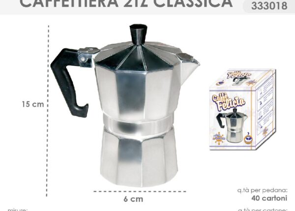 CAFFETTIERA 2TZ CLASSICA 333018
