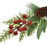 RAMO C/BACCHE E PIGNA 40CM M.22-574 ART.41052974