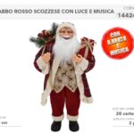 BABBO CON SACCO ROSSO SC.90CM 144244