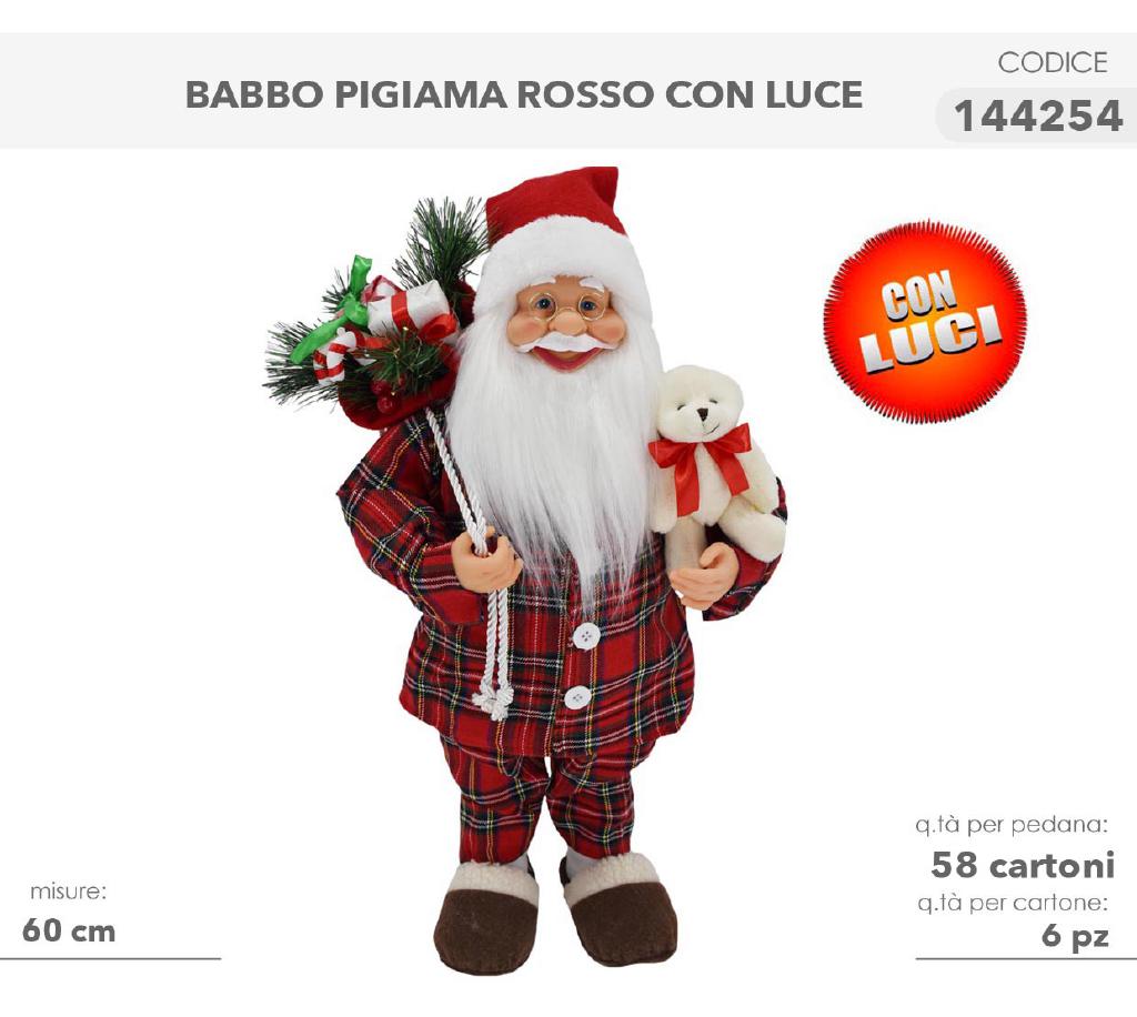BABBO IN PIGIAMA ROSSO SC.60CM 144254 BABBO IN PIGIAMA ROSSO SC.60CM 144254