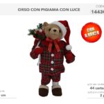 ORSO C/PIGIAMA CON LUCI 60CM 144301