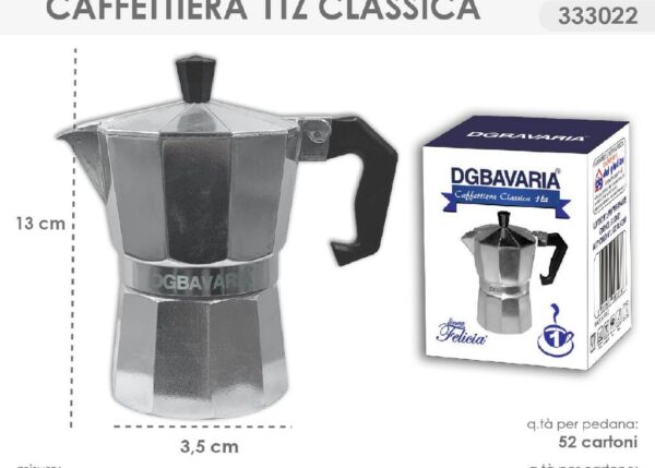 CAFFETTIERA 1TZ CLASSICA 333022