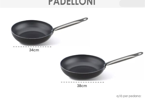 PADELLA WOK CM.34 PROFESSIONALE