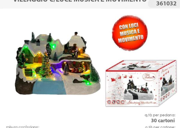 VILLAGGIO C/LUCI MUSICA E MOVIM.361032