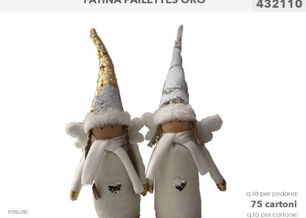 FATINA PAILETTES ORO 50CM 432110