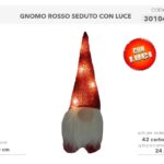 GNOMO ROSSO SE. C/LUCI 40CM 301041