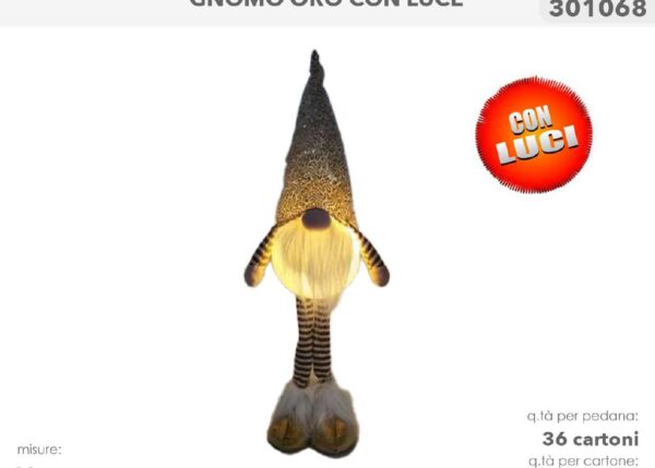 GNOMO ORO 80CM 301068